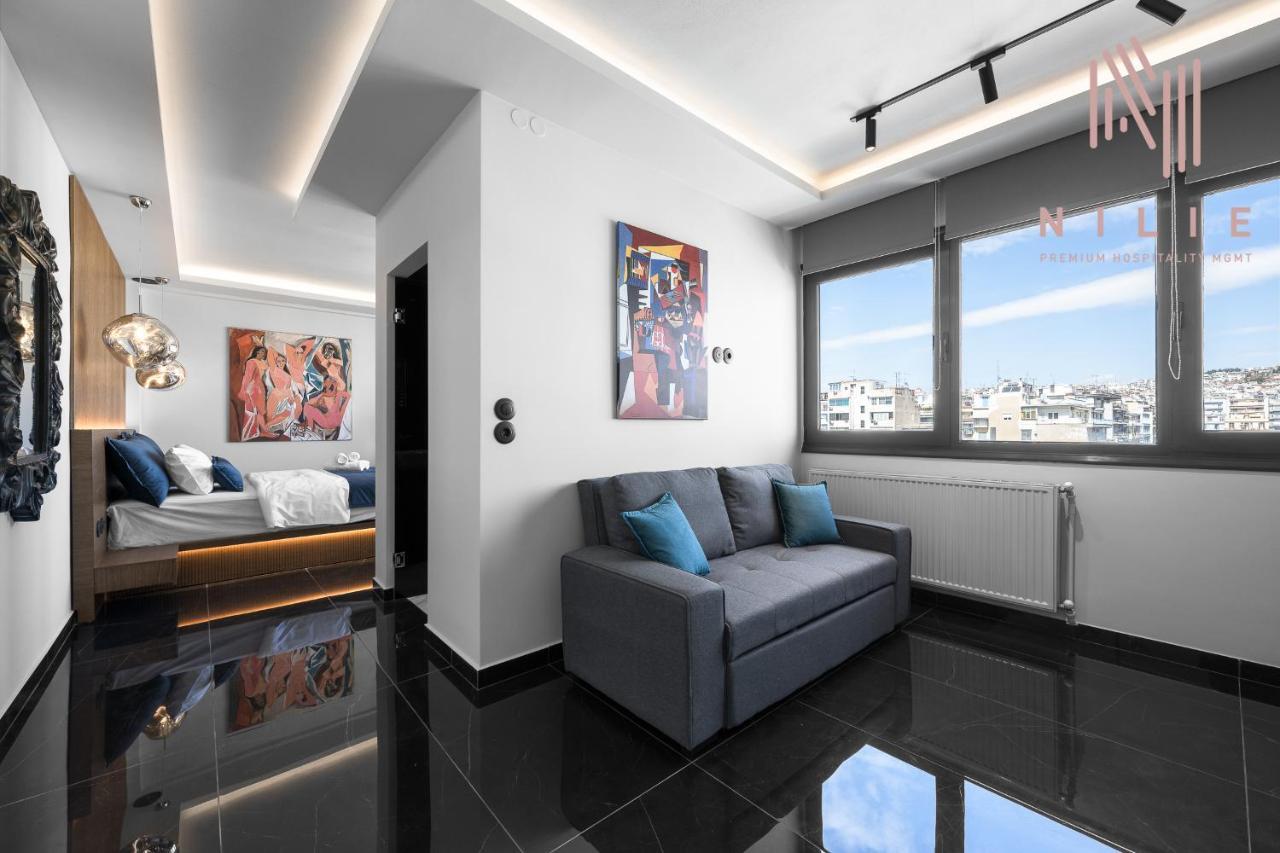 Calliope Penthouse, Nilie Hospitality Mgmt Apartment Thessaloníki Luaran gambar