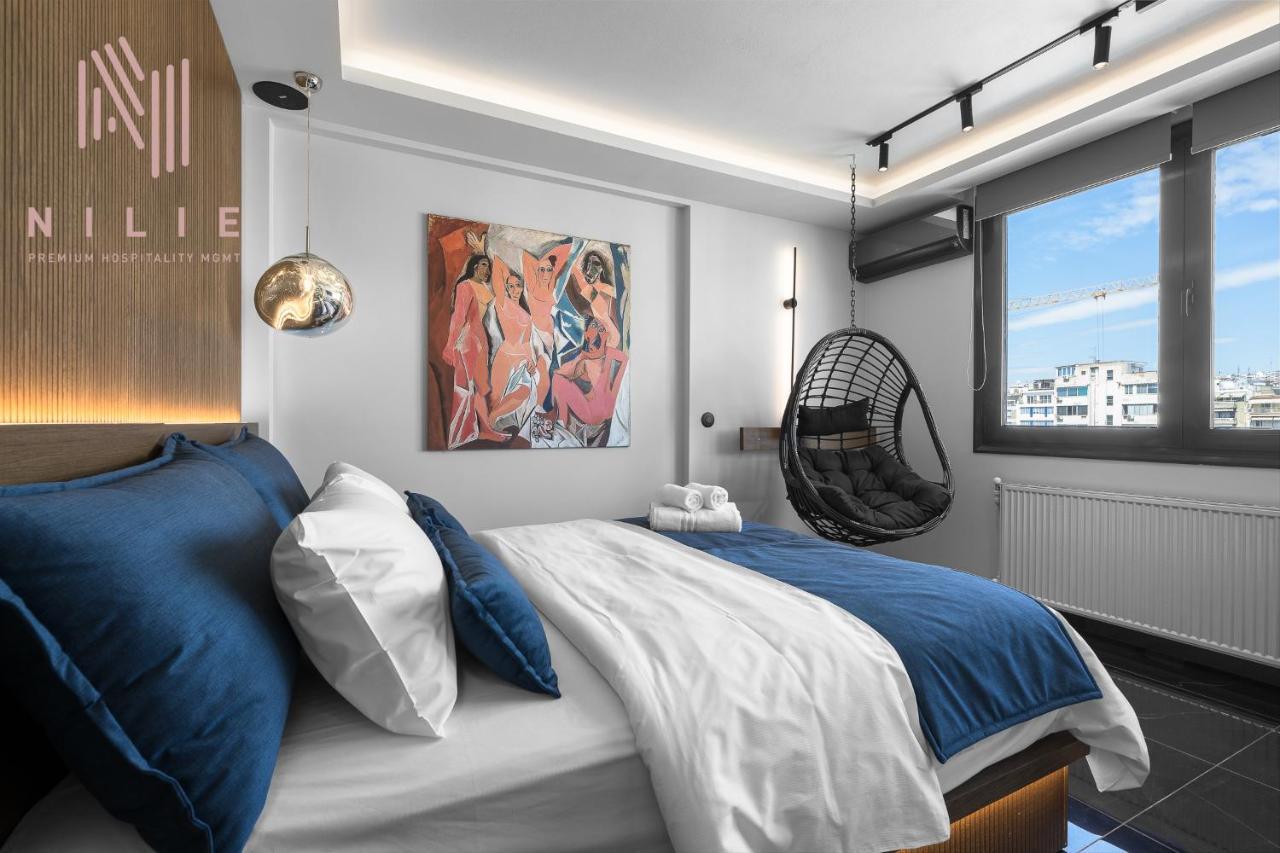 Calliope Penthouse, Nilie Hospitality Mgmt Apartment Thessaloníki Luaran gambar